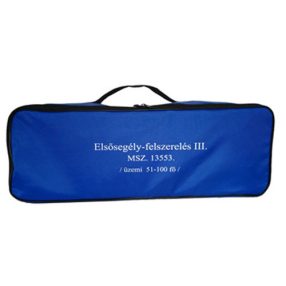 Elsősegély felszerelés III. kat. kék