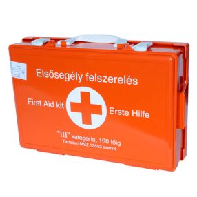 Falra szerelhető üzemi mentőláda III. kategória