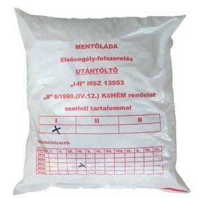Munkahelyi mentőláda utántöltő I. kat