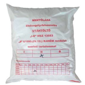 Munkahelyi mentőláda utántöltő II. kat