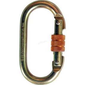 Karabiner, csavarmenetes
